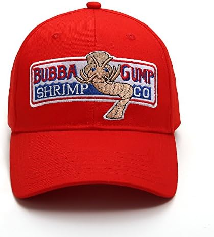 COSFLY Unisex reglabil Gump Baseball Cap creveți Co. Costum De Pălărie Brodat Cosplay1