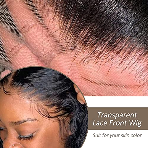 DOCRIT Body Wave Lace peruci față păr uman, 150% densitate Peruci de păr uman fără lipici pentru Femei negre, 13x4 pre smuls