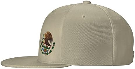 Placă mexicană de arme unisex 3D Classic Baseball Cap Snapback Flat Bill Hip Hop Hats