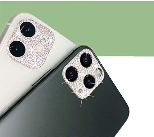 Decoratiuni camera din spate pentru iPhone 11 3D Bling bling diamant lentile de protecție cu Flash gaura inel anti-toamna decora