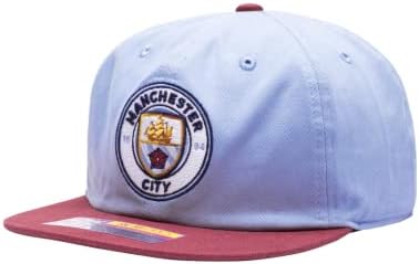 Fan Ink Manchester City 'Swingman' Reglabil Snapback Fotbal Pălărie / Cap / Albastru / Roșu Cardinal