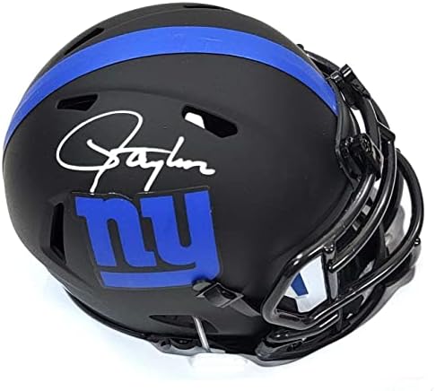 Lawrence Taylor autograf New York Giants Riddell Eclipse Speed Mini casca Beckett martor-autograf NFL mini căști