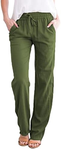 MTSDJSKF Pantaloni de lenjerie pentru femei, cu talie înaltă cu talie înaltă, cu talie înaltă cu talie înaltă, pantaloni de
