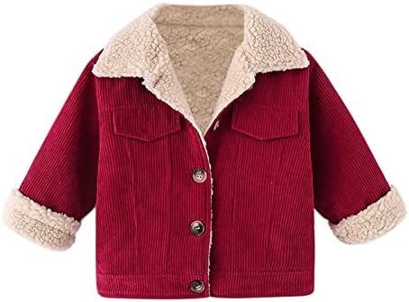 Copiii pentru băieți pentru băieți de iarnă Iarna cu haină din lână, jacheta de vânt, rezistentă la vânt, groasă de îmbrăcăminte caldă pentru copii mici